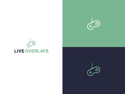 Live Overlays Logo Rebrand branding design live overlays logo logo design rebrand twitch