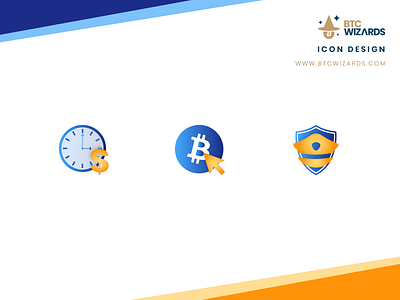 Btc Wizards Icon Designs bitcoin btc wizards cryptocurrency design graphic design icon design icons