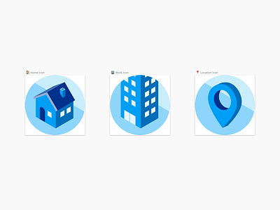 Isometric icons icons illustration interaction design ui design ux design visual design