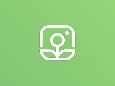 Organic Instagram Growth flower growth icon instagram logo organic plant rebrand
