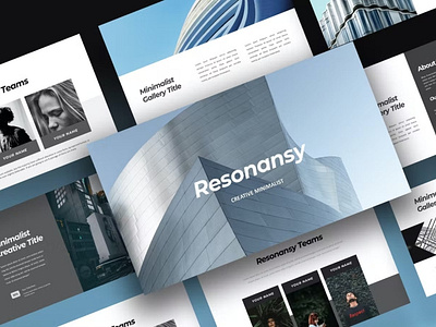 Resonansy Minimal Powerpoint