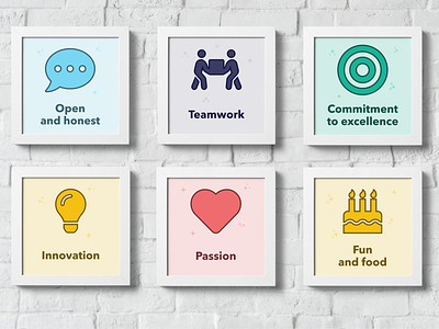 Team Values by Daniel Novykov on Dribbble