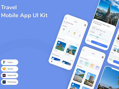 Travel Mobile App UI Kit