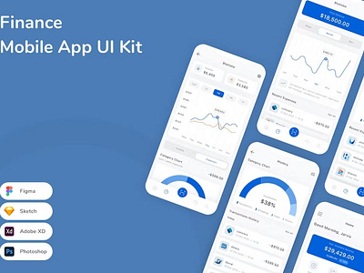 Finance Mobile App UI Kit