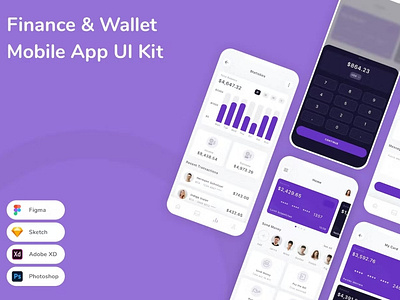 Finance & Wallet Mobile App UI Kit