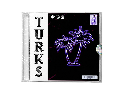 TURKS album album art cd cd artwork cd cover gunna hip hop hiphop music nav package palm palmtree rap rapper travis scott