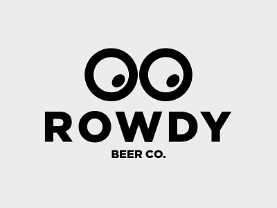 Rowdy Beer Co. beer beer branding beer packaging can can design cool freaky loopy package design rowdy weird