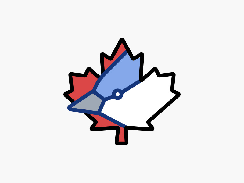 Toronto Bluejays jay blue blue jays toronto bluejays toronto redesign bluejays baseball logo mark logo