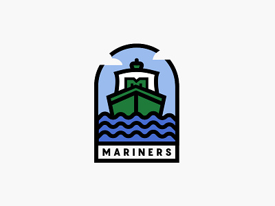 Seattle Mariners baseball logo marine mariners maritime ocean redesign sail seattle seattle mariners ship water