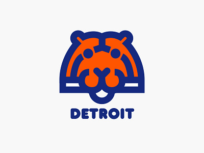Detroit Tigers Vintage Logo Gif by Griff Designs on Dribbble