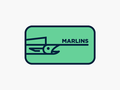 Miami Marlins baseball fish logo logo mark marlin marlins miami redesign swordfish