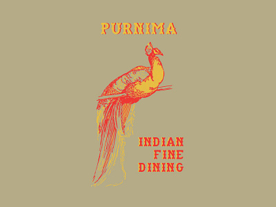 Peacock bird branding food india indian logo menu peacock restaurant restaurant branding