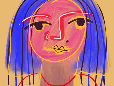 Self Portrait illustration