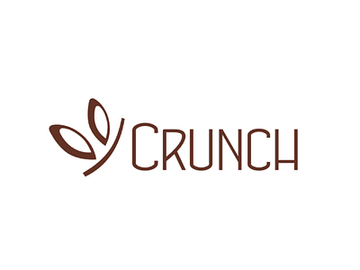 Crunch Logo brand coffee drink eat food icon identity logo packaging sell web