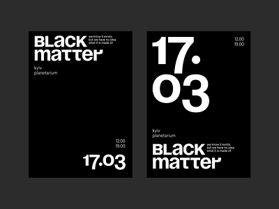 Black matter