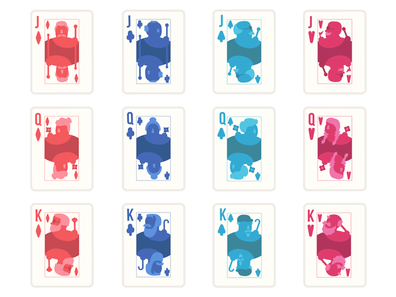 Jacks of Hard Candy, Queens of Hugs android cards deck of cards indie game ios mobile game ux