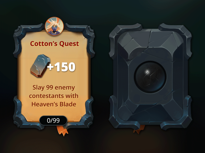 Daily Quests animation game game ui ios ios game moba quest rewards tablet ui ui design ux