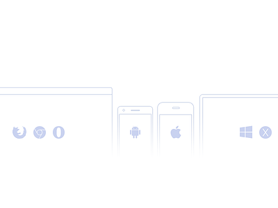 Devices android apps browsers design flat flat design icons ios outlines stroke web web app