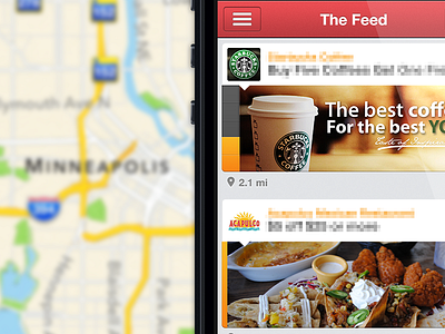 Feed app apple deals feed ios iphone local minneapolis minnesota ui