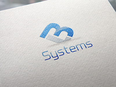 Logo design "BL Systems" blue branding design graphic design logo