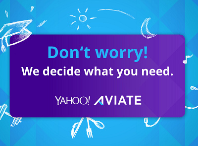 A master of everyday life - Yahoo Aviate advertisement blue design graphic design purple slogan story yahoo yahoo aviate