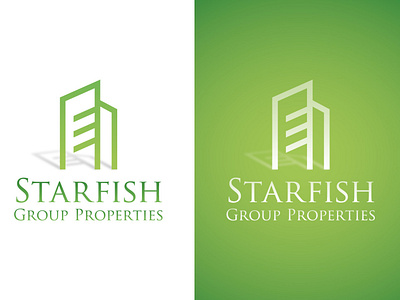 Logo Design Starfish Group Properties - green