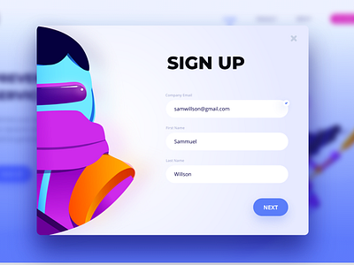 Up9 - Sign Up - Web By Javier Oliver For Dspot Team On Dribbble