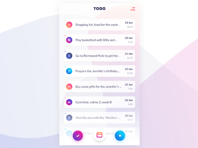 List Interaction - TODO App - Day 2