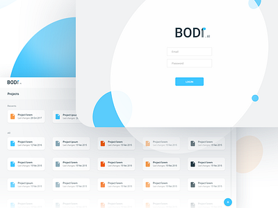 Bot AI project I ai app bot design developer flat material minimal ui ux web