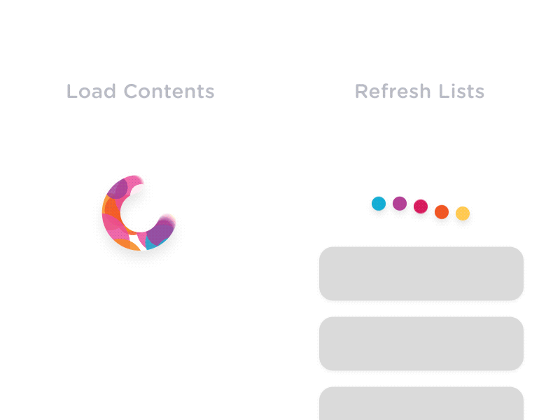 Caper Day 2 - Loading android animation colorful design gif ios load loading motion refresh ui ux