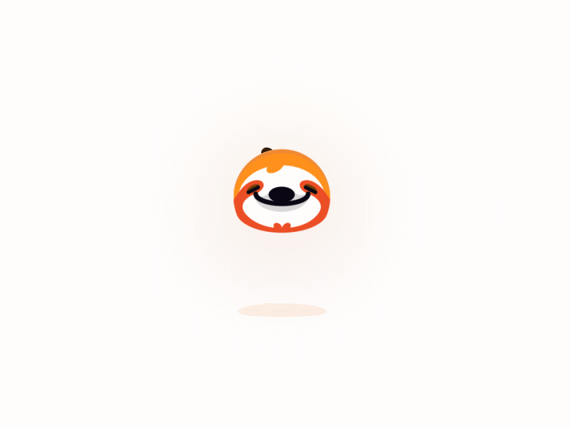 imwith Day 4 - Branding Loading animal animation branding design flat funny gif illustration load loading logo loop motion sloth ui vector
