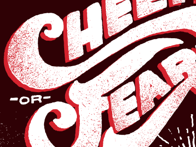 Cheer or Fear (Belsnickle is here) belsnickle christmas handlettering lettering the office type