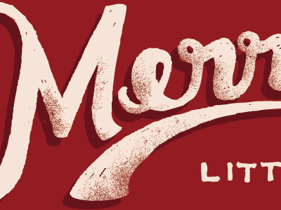 Christmas Lettering WIP