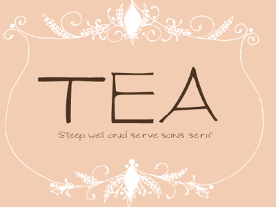 Tea-Original Typeface