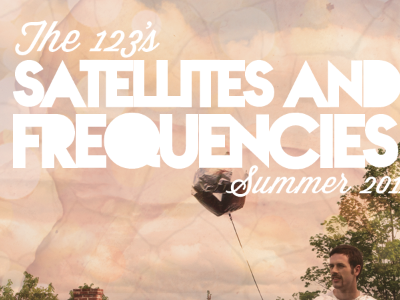 Ad- The 123's Satellites & Frequencies ad band brittany arita music satellites and frequencies the 123s type typography