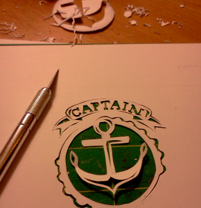 Logo For Fun | Part 2: The Cutting brittany arita captain cut duck logo paper yellow