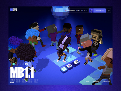 MEEBITS 3d 3ddesign animation app branding concept css design illustration