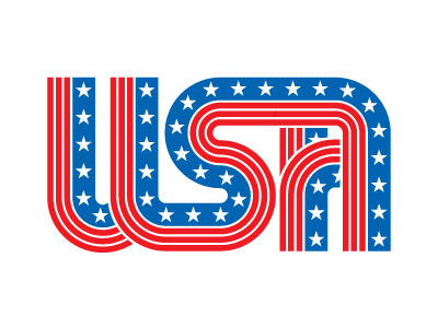 USA america fourth of july patriotic united states usa vintage wordmark