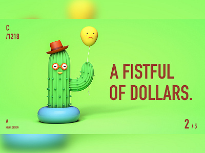 2/5 A FISTFUL OF DOLLARS c4d