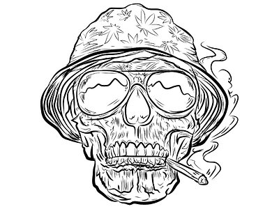 The Addicted Skull art art direction graphic design illustration sketch