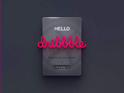 Hello Dribbble!