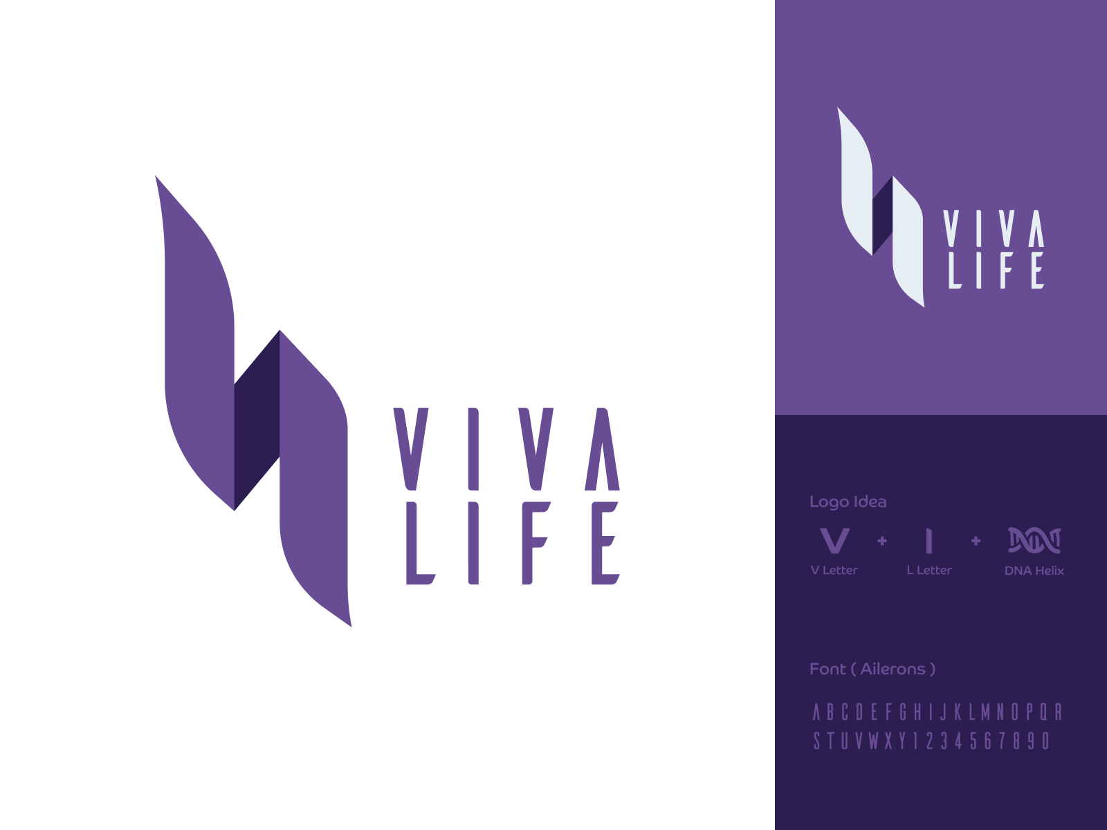 VIVALIFE logo by Dmitry V on Dribbble