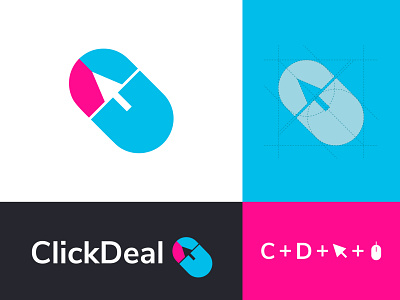 ClickDeal (Identity) art brand identity branding colour corporate design design digital ecommerce graphic icon identitydesign logo monogram symbol