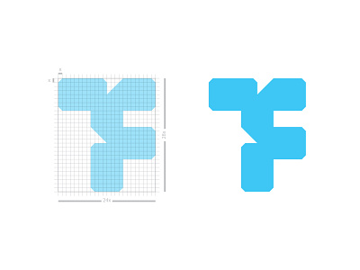 The Fit City (Logo Grid) art branding colour design digital graphic icon logo logo construction logodesign logogrid mark monogram symbol