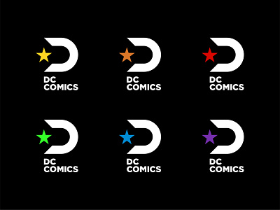 DC COMICS (Brand Extension) art brand design brand identity branding colour comics design digital graphic icon illustration logo mark monogram superhero symbol