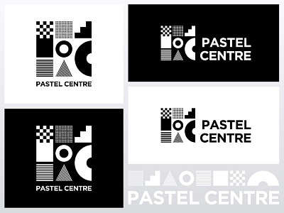 Pastel Centre art branding colour design digital furniture design graphic icon illustration interiordesign logo mark monogram symbol