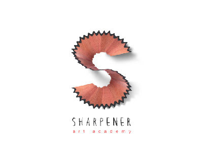 Sharpener Art Academy ( Logo Design ) art creative drawing graphic logo monogram painting pencil sharpener