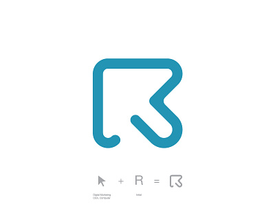 Risemetric Symbol design graphic icon logo mark monogram r symbol