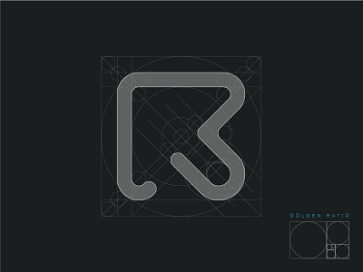 Risemetric Symbol Construction construction design digital goloden graphic icon logo mark marketing monogram ratio symbol