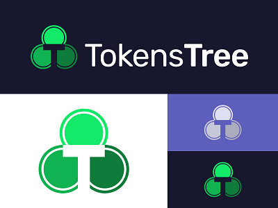 TokensTree branding design graphic ico icon logo monogram symbol token website